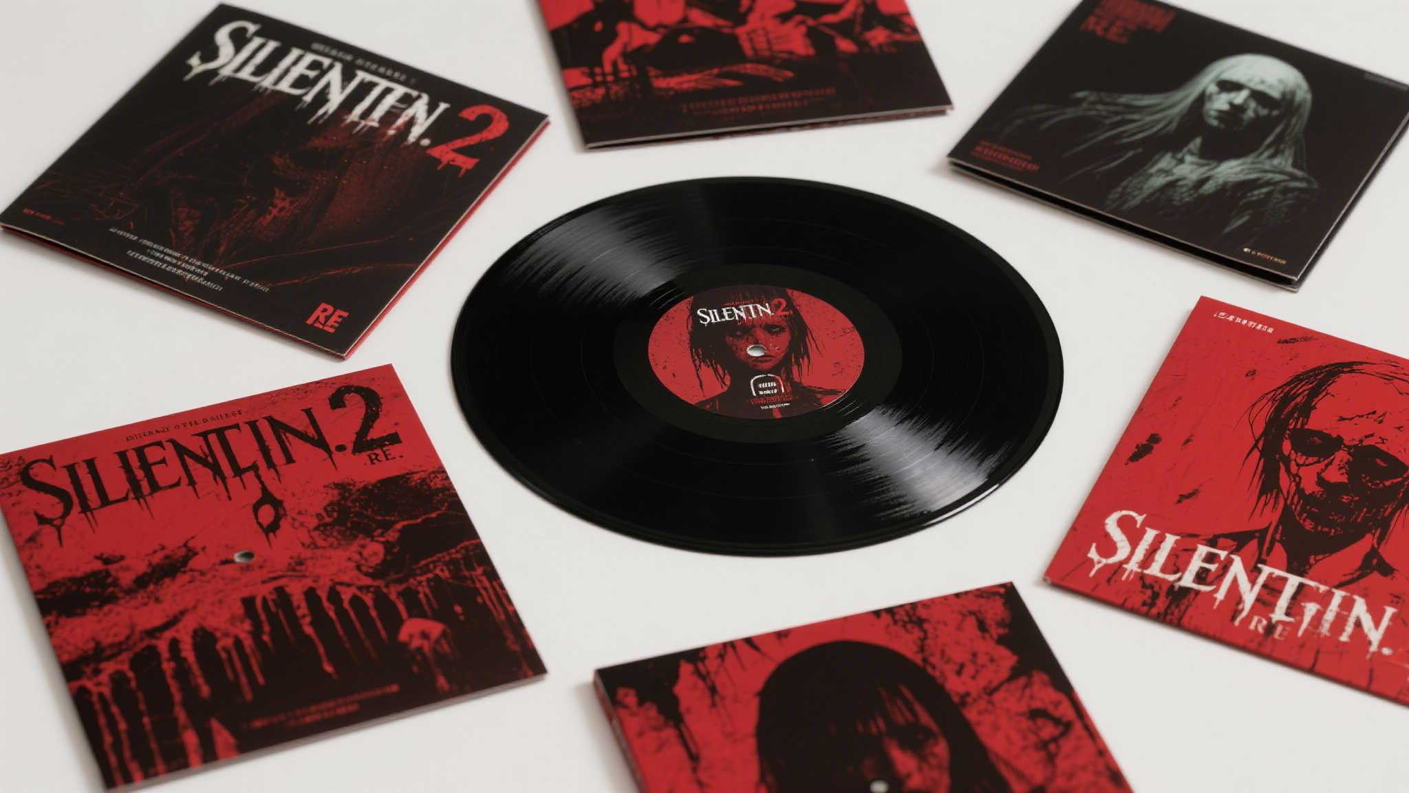 科乐美发布《寂静岭2重制版》黑胶唱片，猩红腐烂风格设计惊艳十足